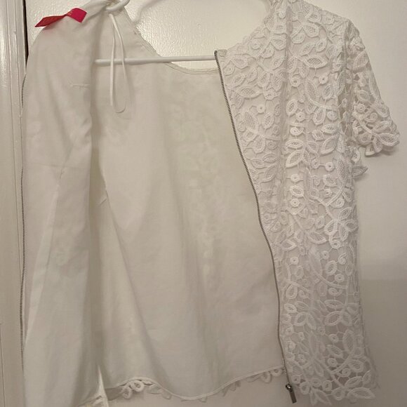 Catherine Malandrino White Lace Top - Picture 5 of 5